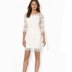 Lauren Ralph Lauren crochet lace dress. NWOT